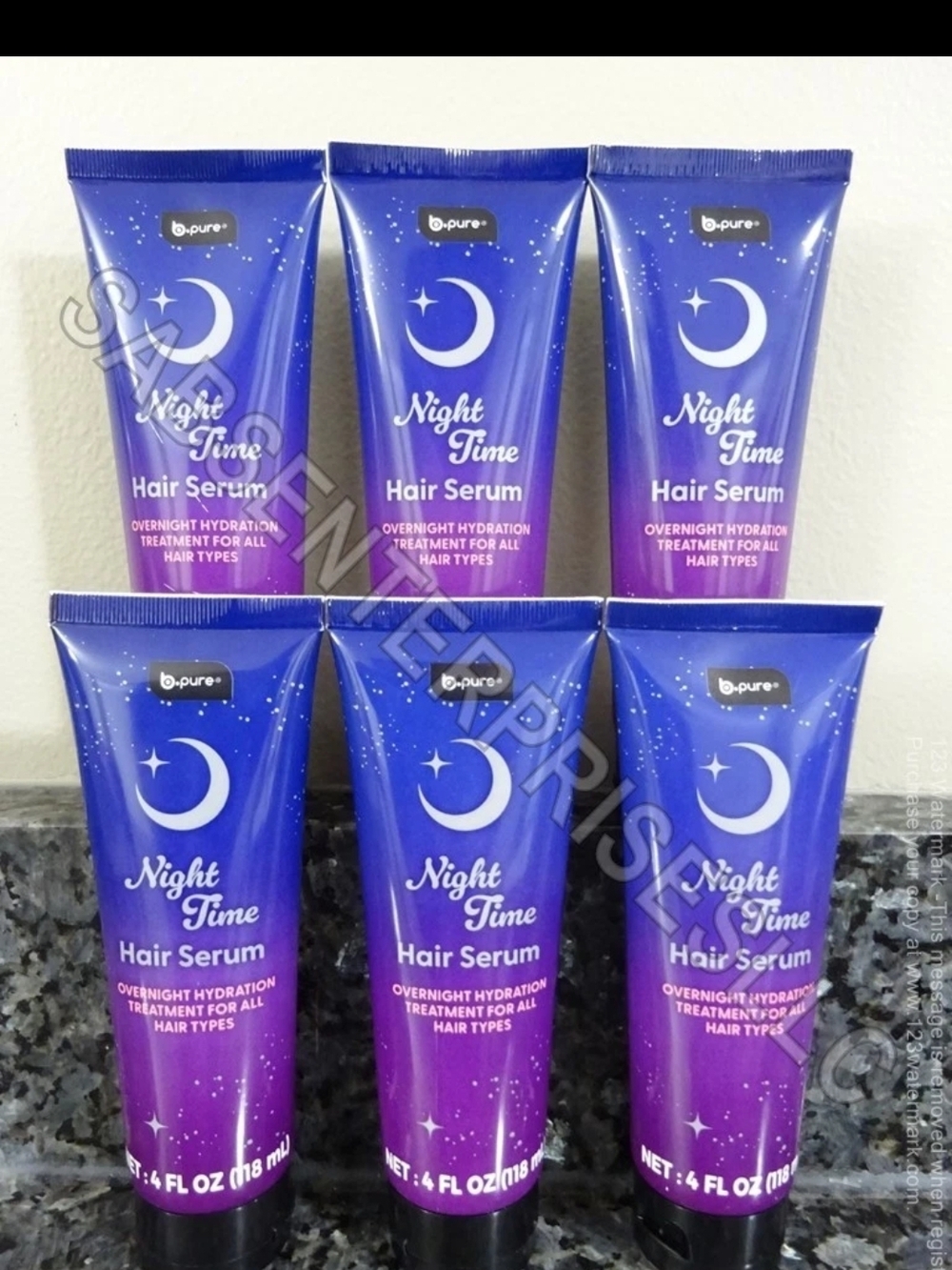 Night Time Hair Serum — Hydrating Hair Treatment (Purple)